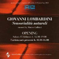 Giovanni Lombardini. Sensorialita' naturali